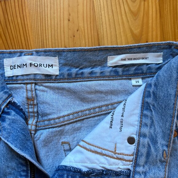 Denim Forum the '90s Ricci Denim Skirt - Picture 4 of 4
